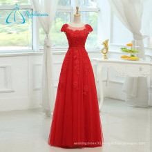 Lace Appliques Sashes Sequined Beading Gowns Evening Dress